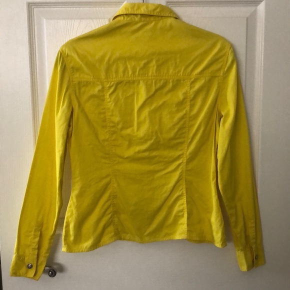 Versace Jeans Signature yellow button-down shirt - Picture 2 of 7